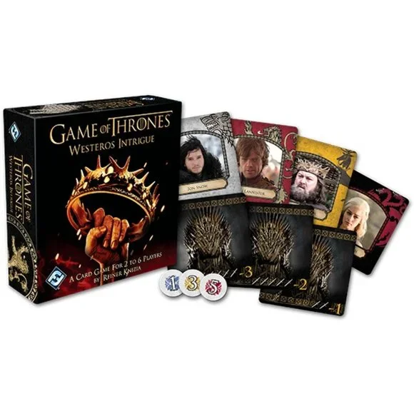 Game of Thrones Westeros Intrigue A Card Game For 2-6 Players by Reiner  Knizia